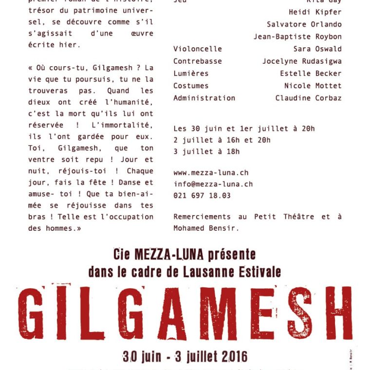 Gilgamesh Verso Sara Oswald